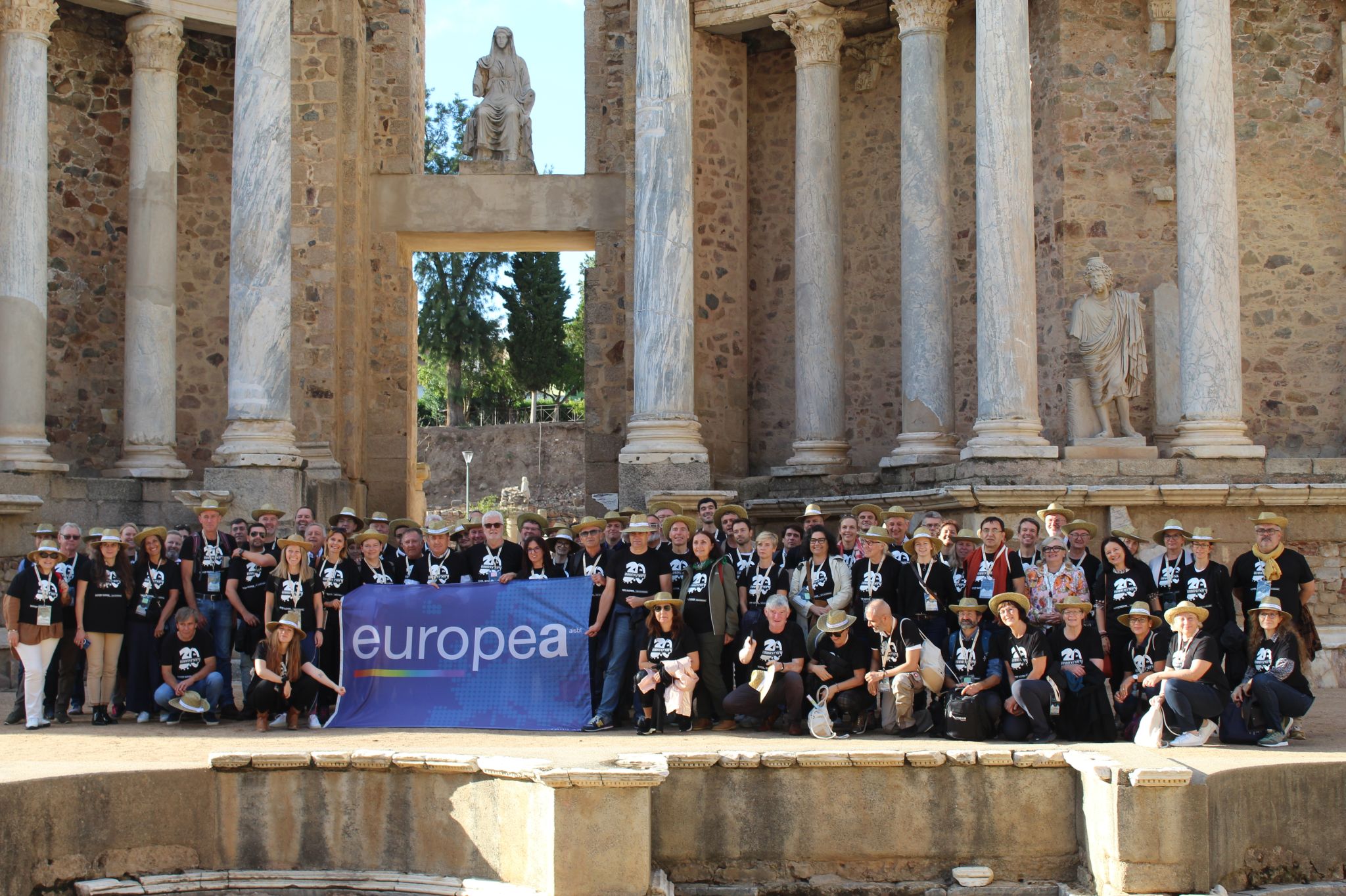Groepsfoto van alle deelnemers aan het EUROPEA International seminar 'Fresh Water Management', najaar 2023 in Murcia, Spanje