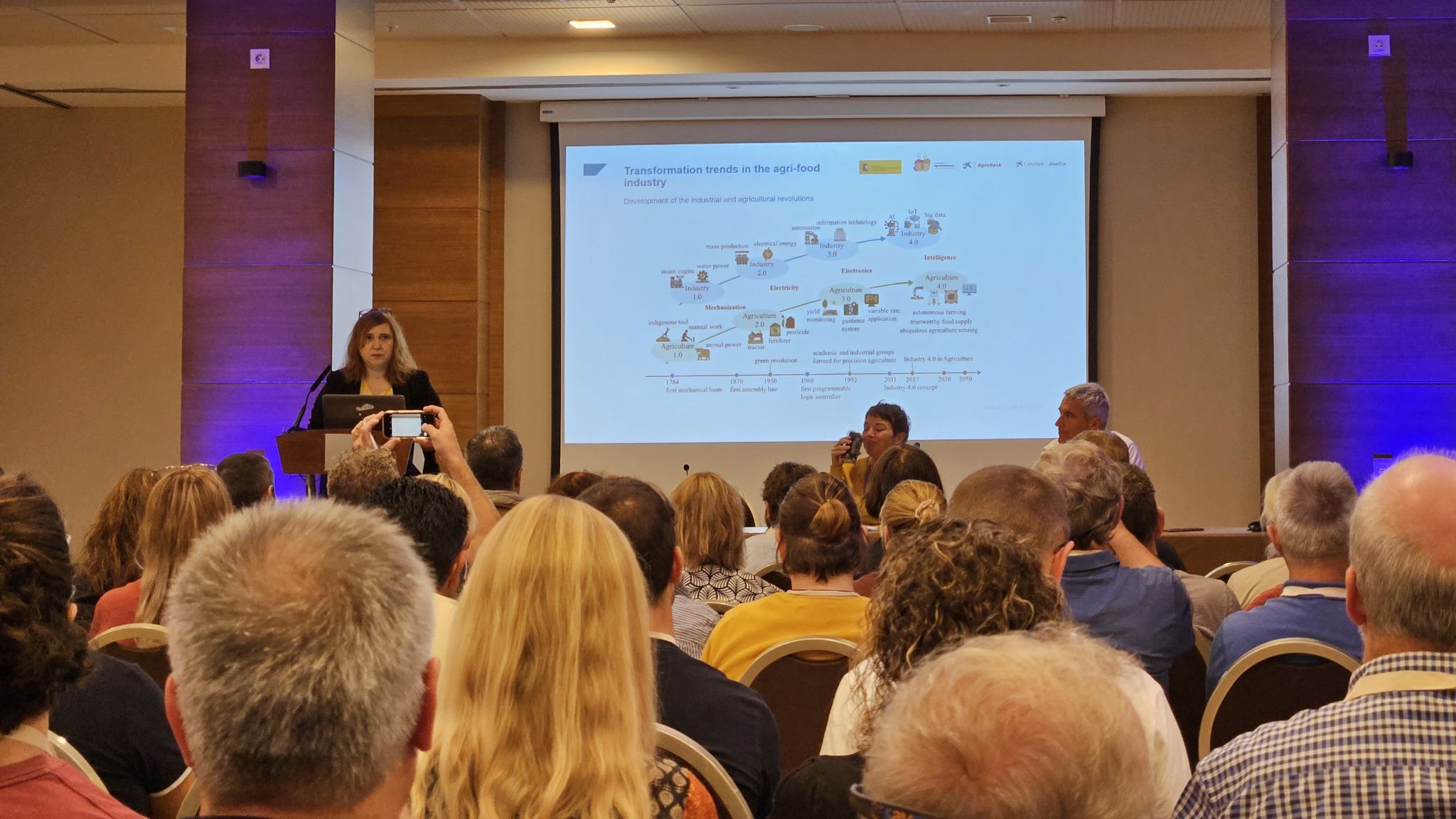 Lecture tijdens de cursus/seminar 'Freshwater Management' van EUROPEA International in Murica, Spanje, najaar 2023.