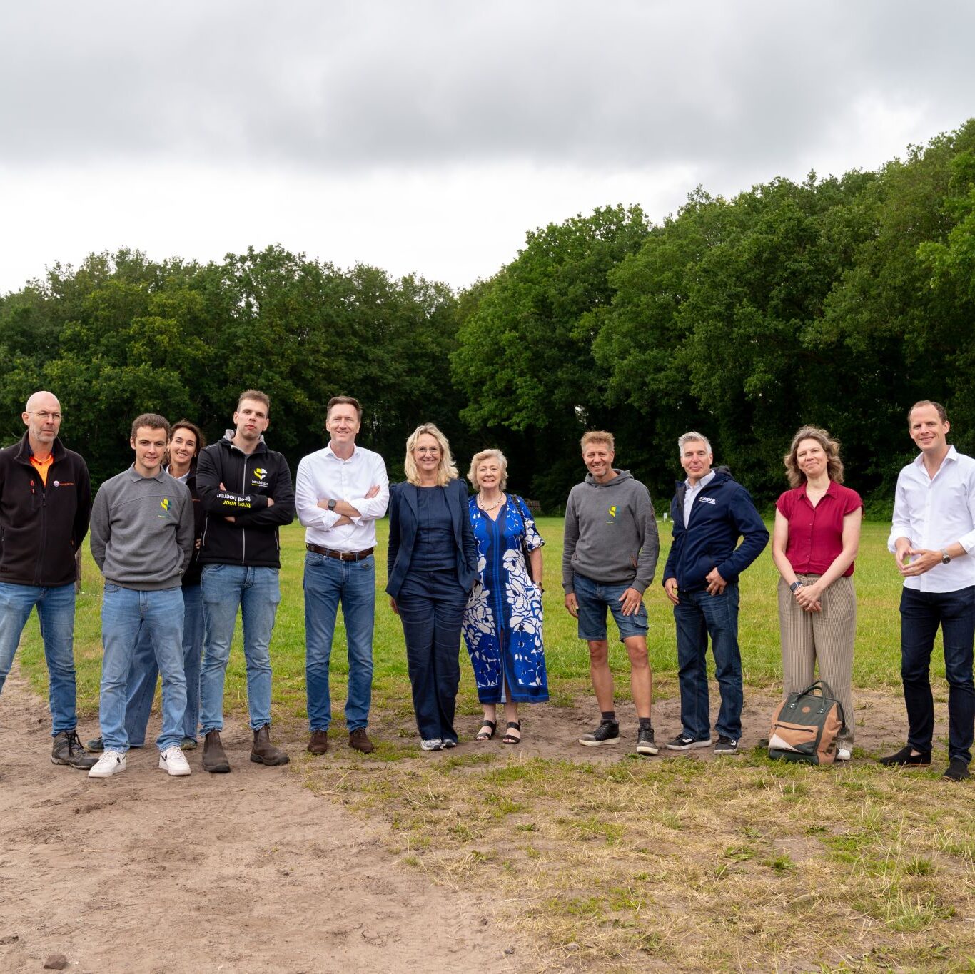2025 Bestuurders met het Europea bestuur tijdens de Agro-Challenge 2025 in Grolloo, Nederland